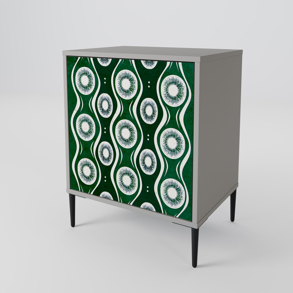GREEN EYES Sideboard mit 1 Tür in Grau