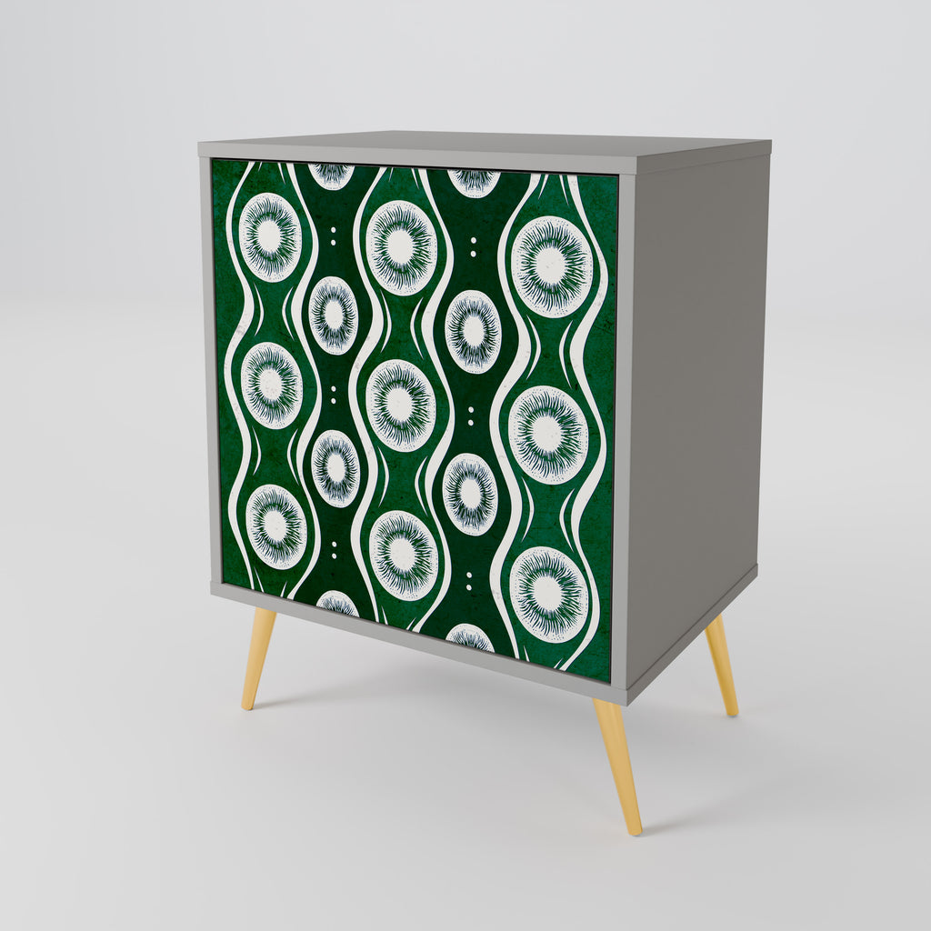 GREEN EYES Sideboard mit 1 Tür in Grau