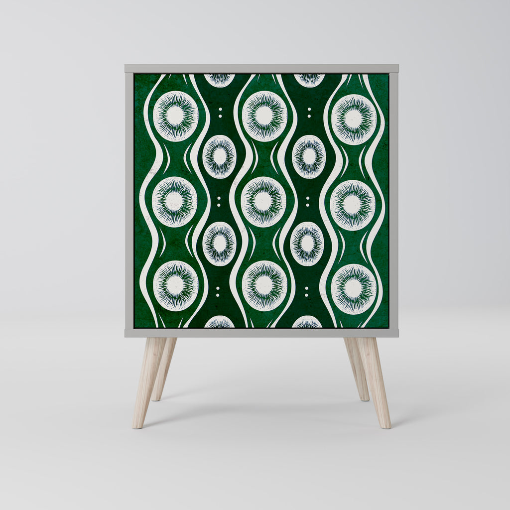 GREEN EYES Sideboard mit 1 Tür in Grau