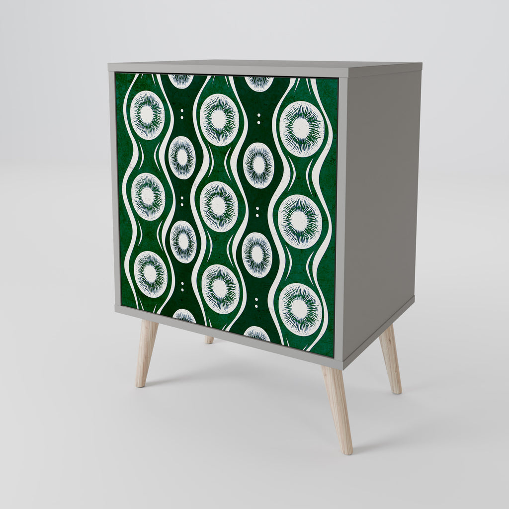 GREEN EYES Sideboard mit 1 Tür in Grau