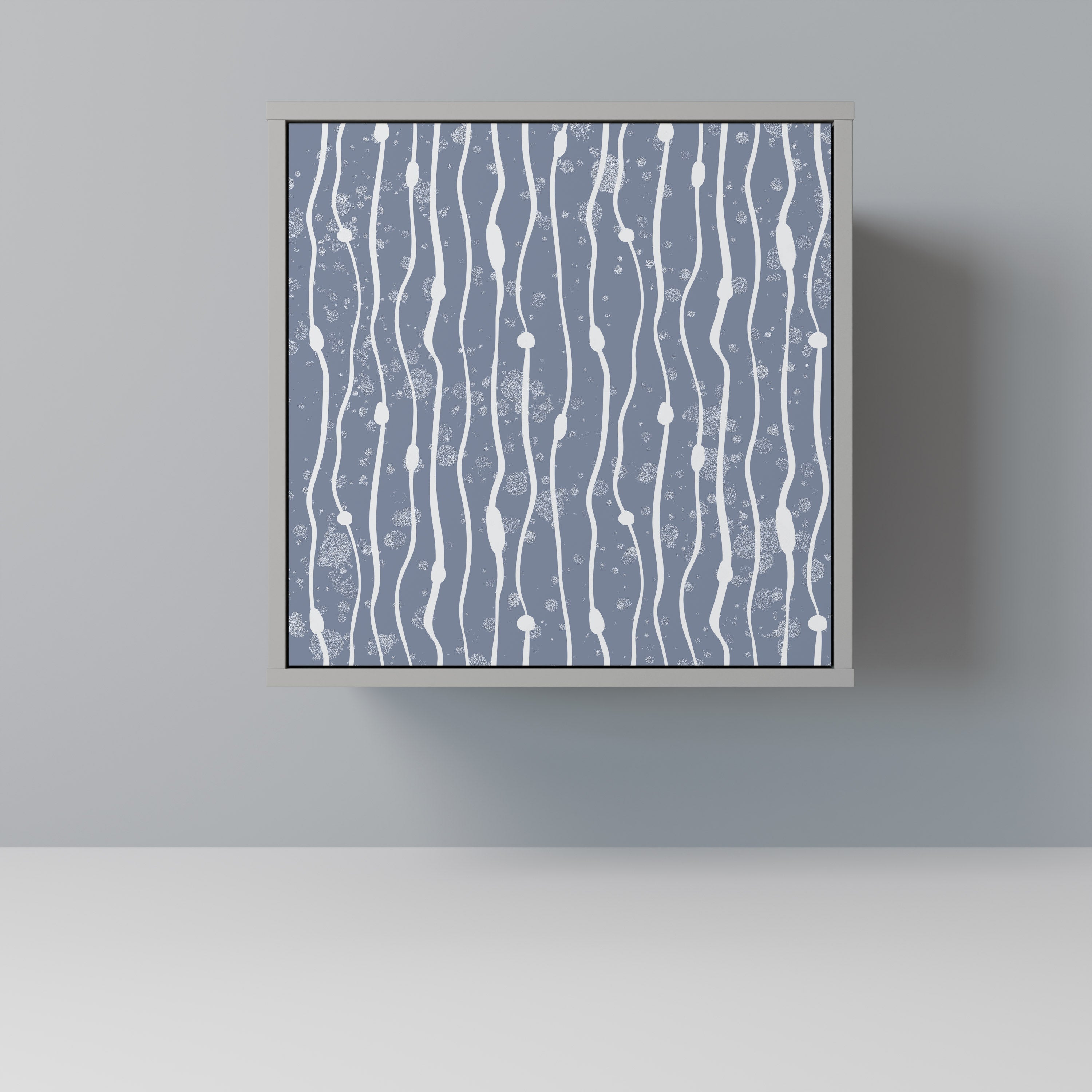 GRAPHITE RAIN Sideboard mit 1 Tür in Grau