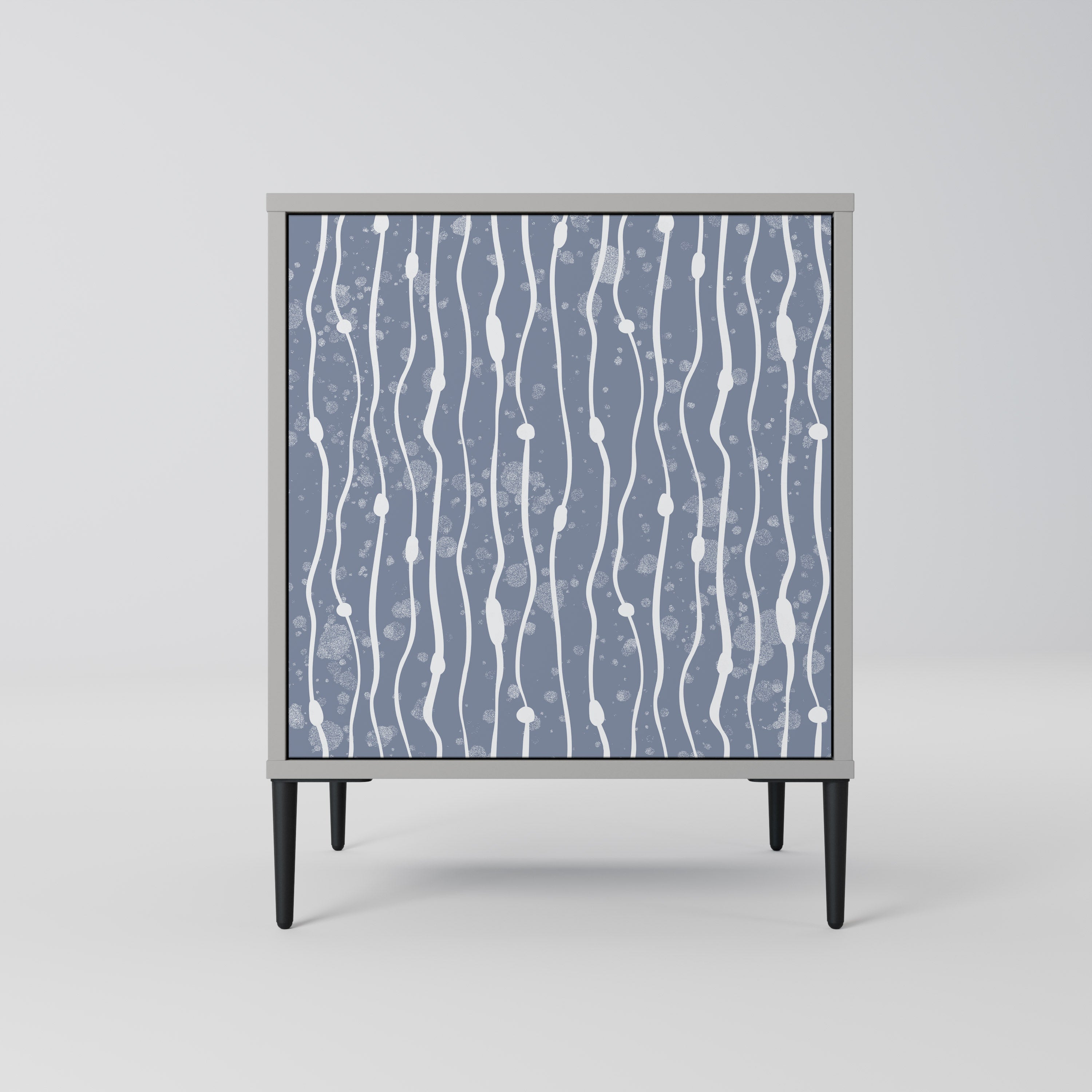 GRAPHITE RAIN Sideboard mit 1 Tür in Grau