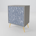 GRAPHITE RAIN Sideboard mit 1 Tür in Grau