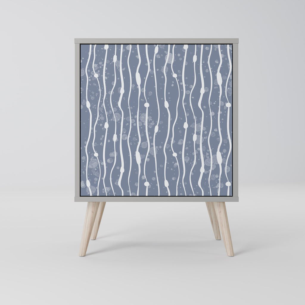 GRAPHITE RAIN Sideboard mit 1 Tür in Grau