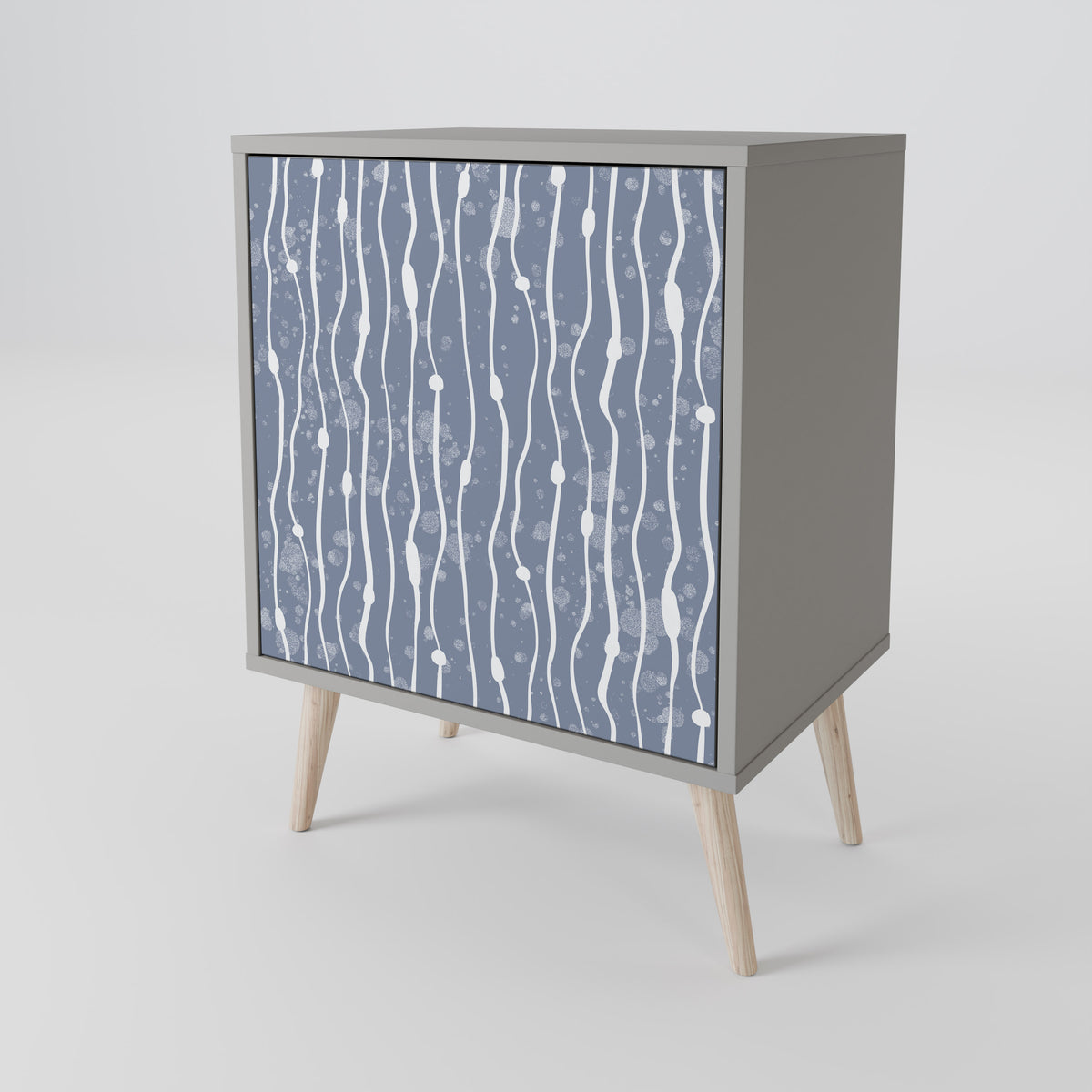 GRAPHITE RAIN 1-Door Sideboard