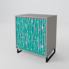 TURQUOISE RAIN Sideboard mit 1 Tür in Grau