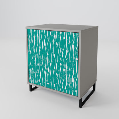 TURQUOISE RAIN 1-türiges Sideboard