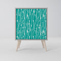 TURQUOISE RAIN Sideboard mit 1 Tür in Grau