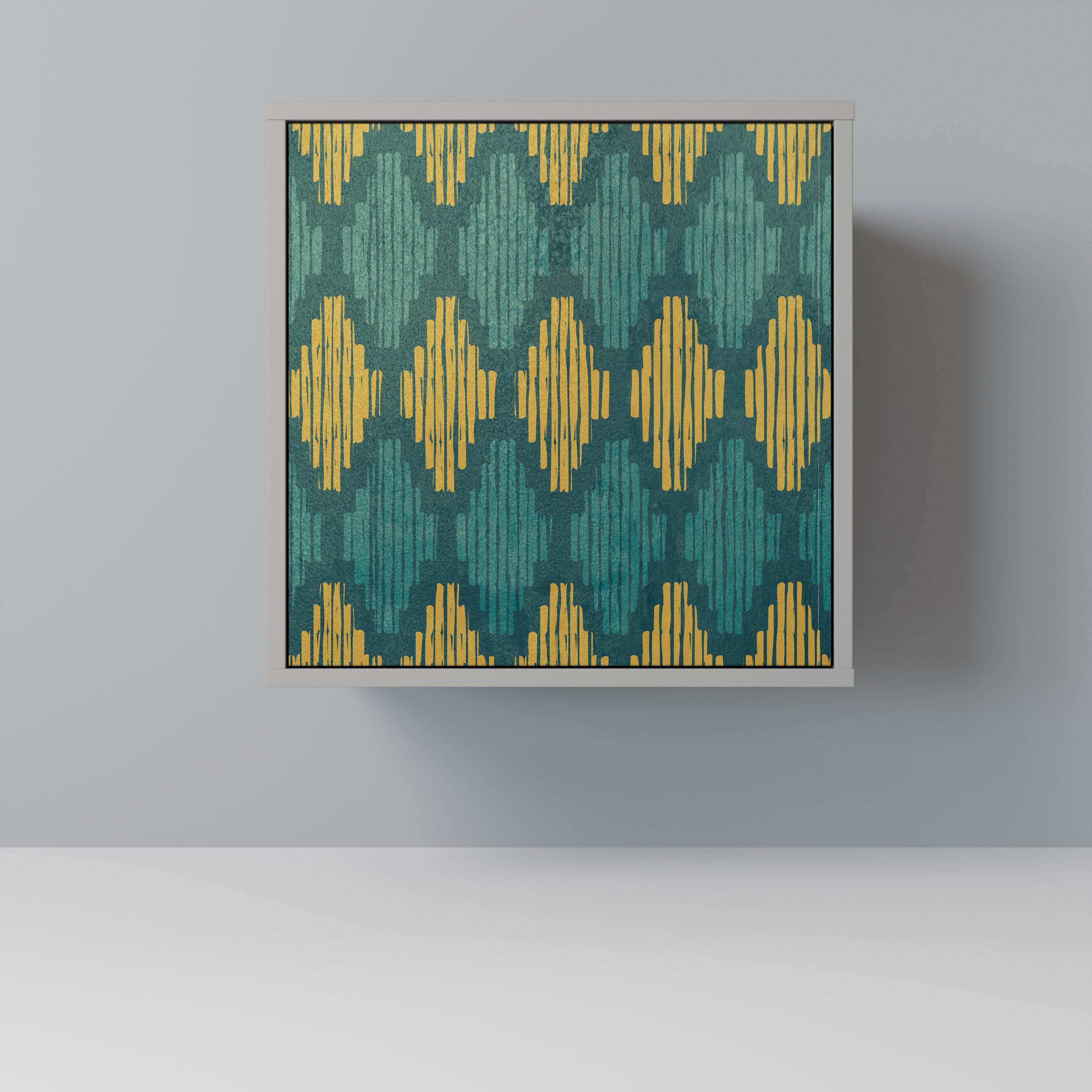 POLYGONS Sideboard mit 1 Tür in Grau