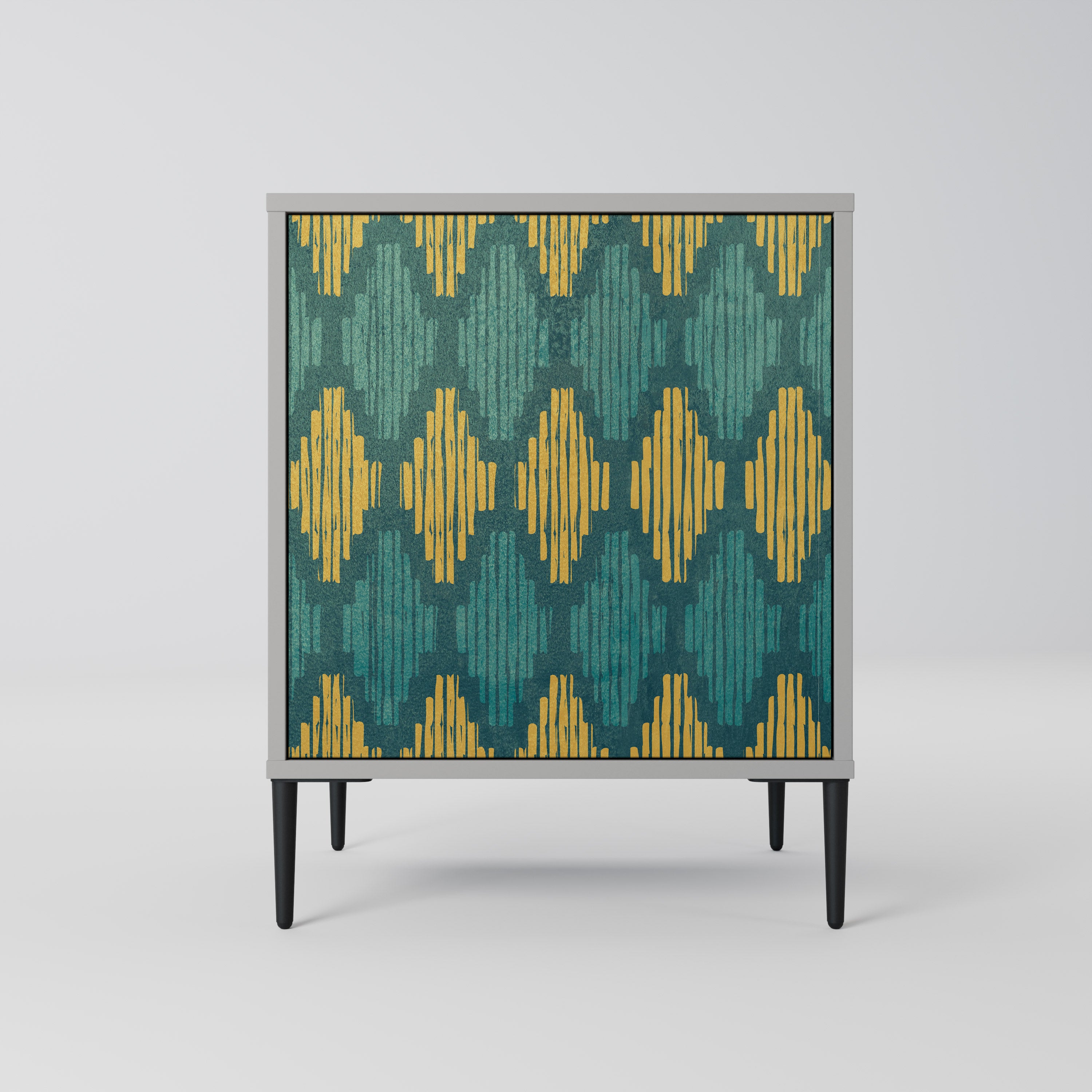 POLYGONS Sideboard mit 1 Tür in Grau
