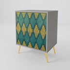 POLYGONS Sideboard mit 1 Tür in Grau