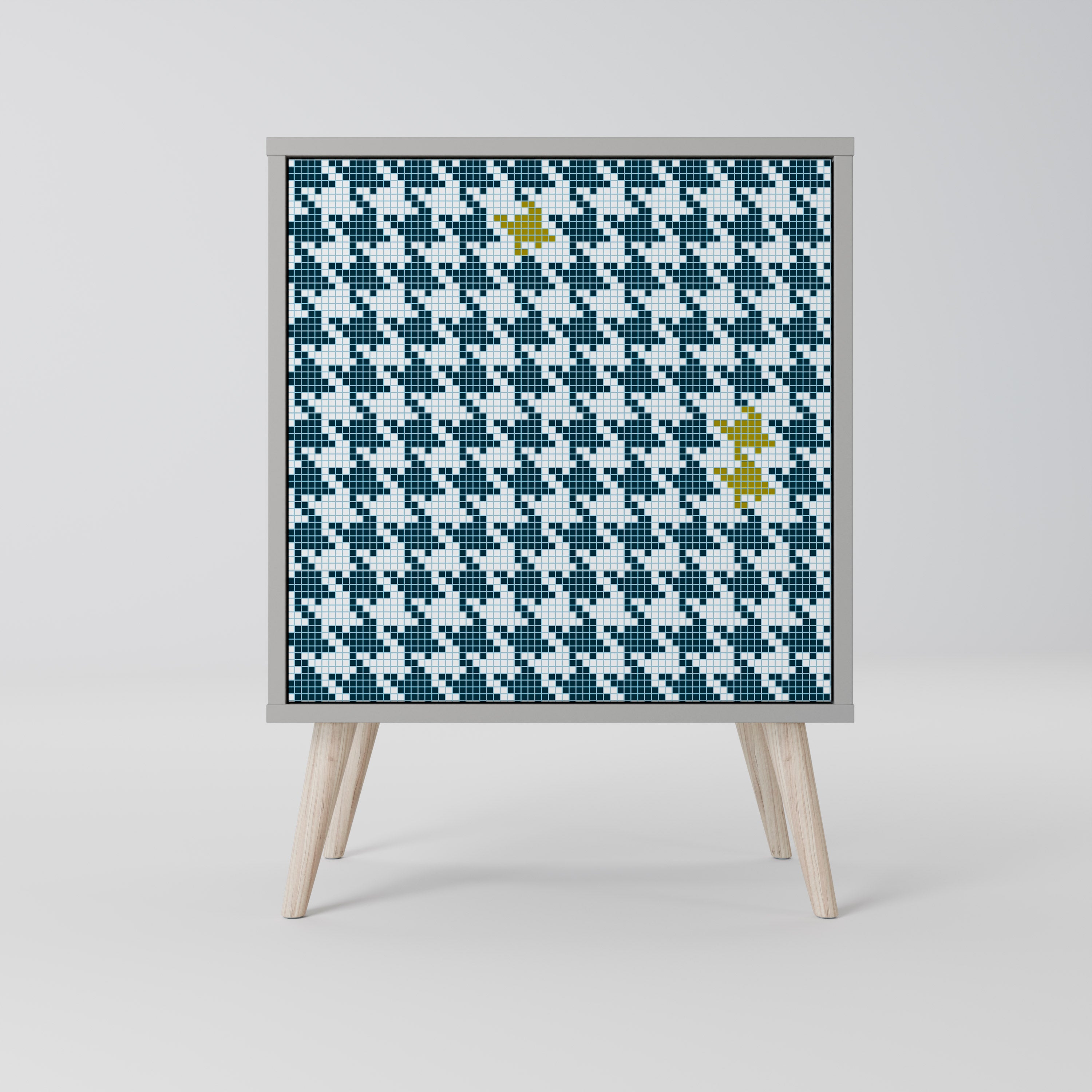 OUT OF CONTEXT Sideboard mit 1 Tür in Grau