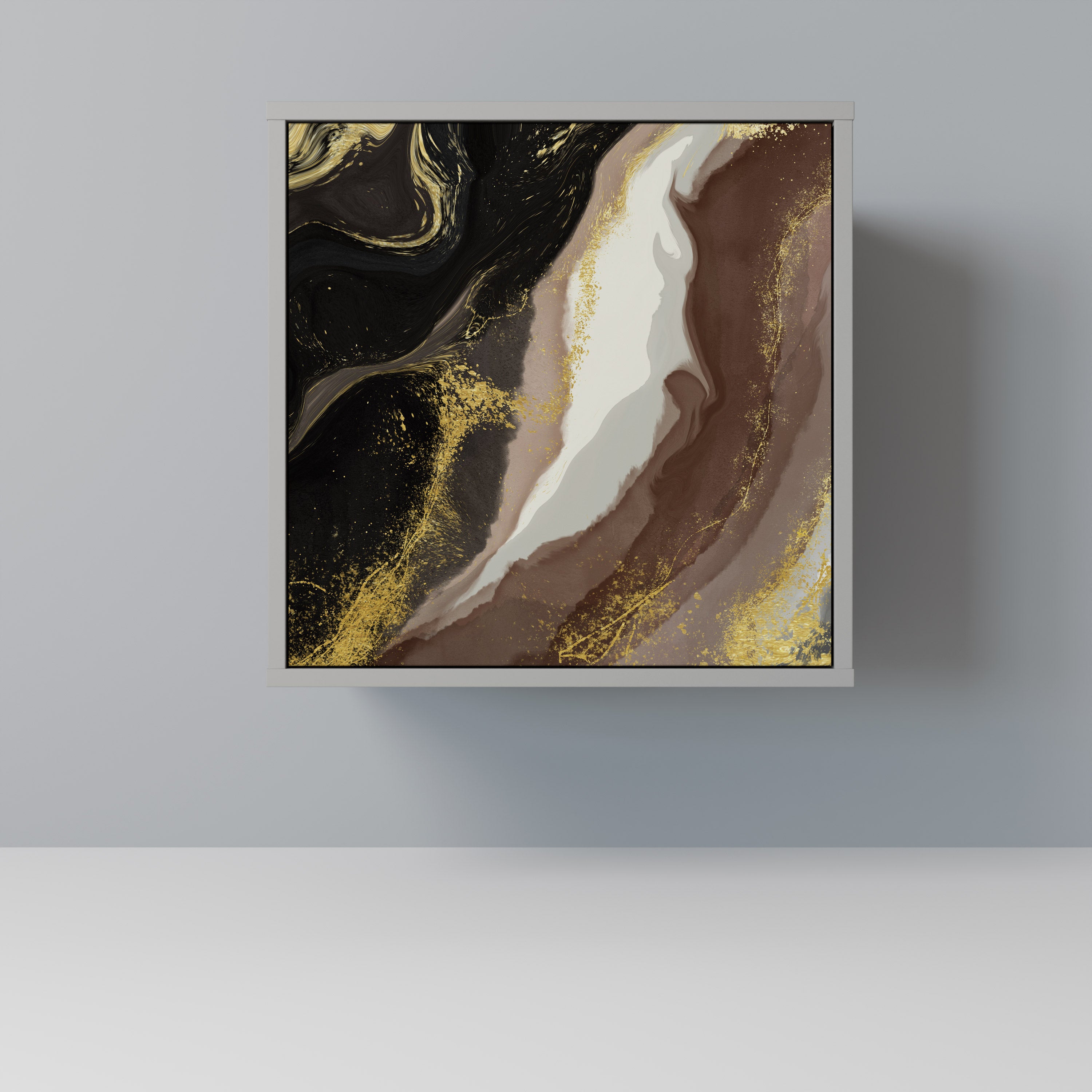 GOLD DUST Sideboard mit 1 Tür in Grau