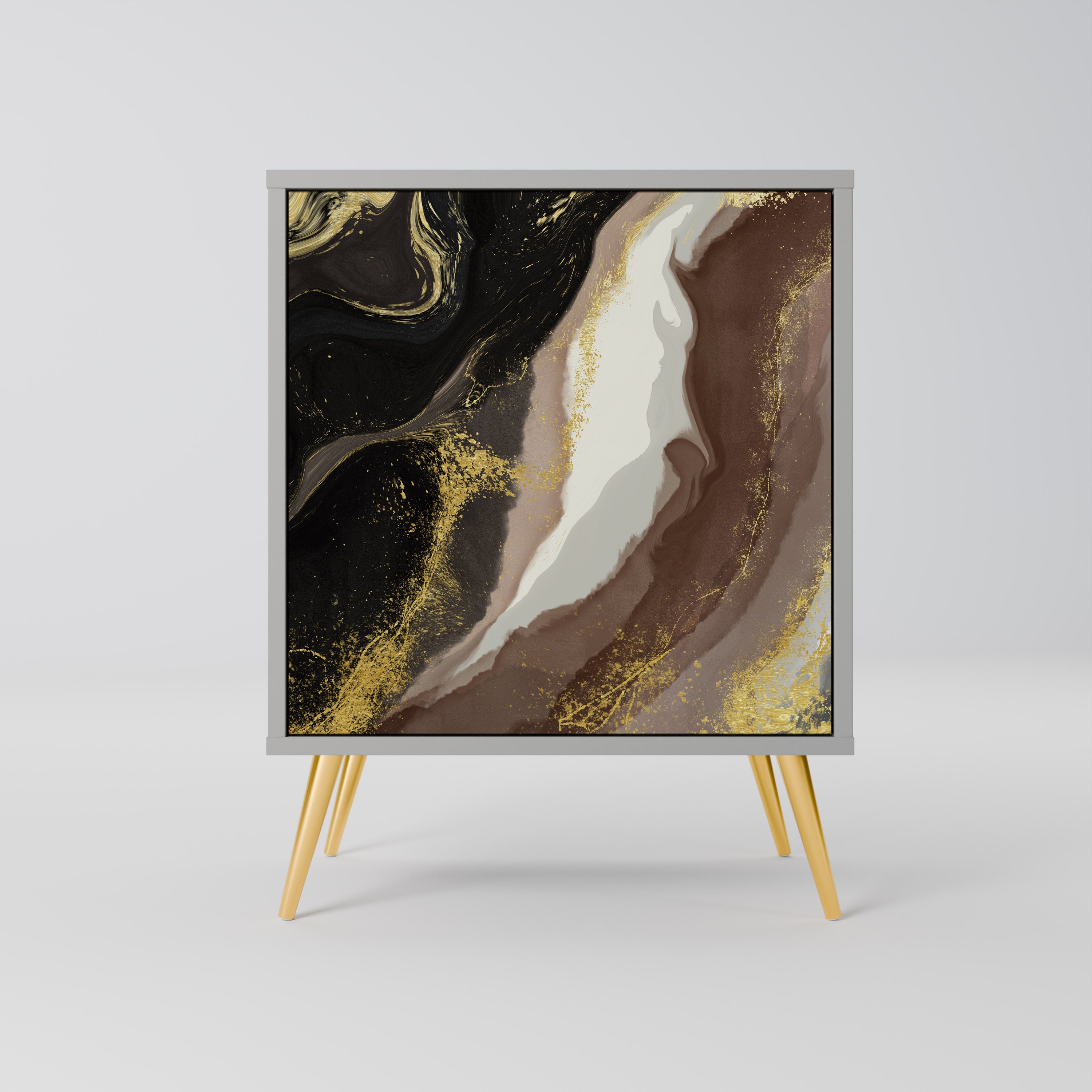 GOLD DUST Sideboard mit 1 Tür in Grau