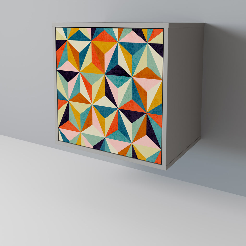 TESSELATE TREASURES Sideboard mit 1 Tür in Grau