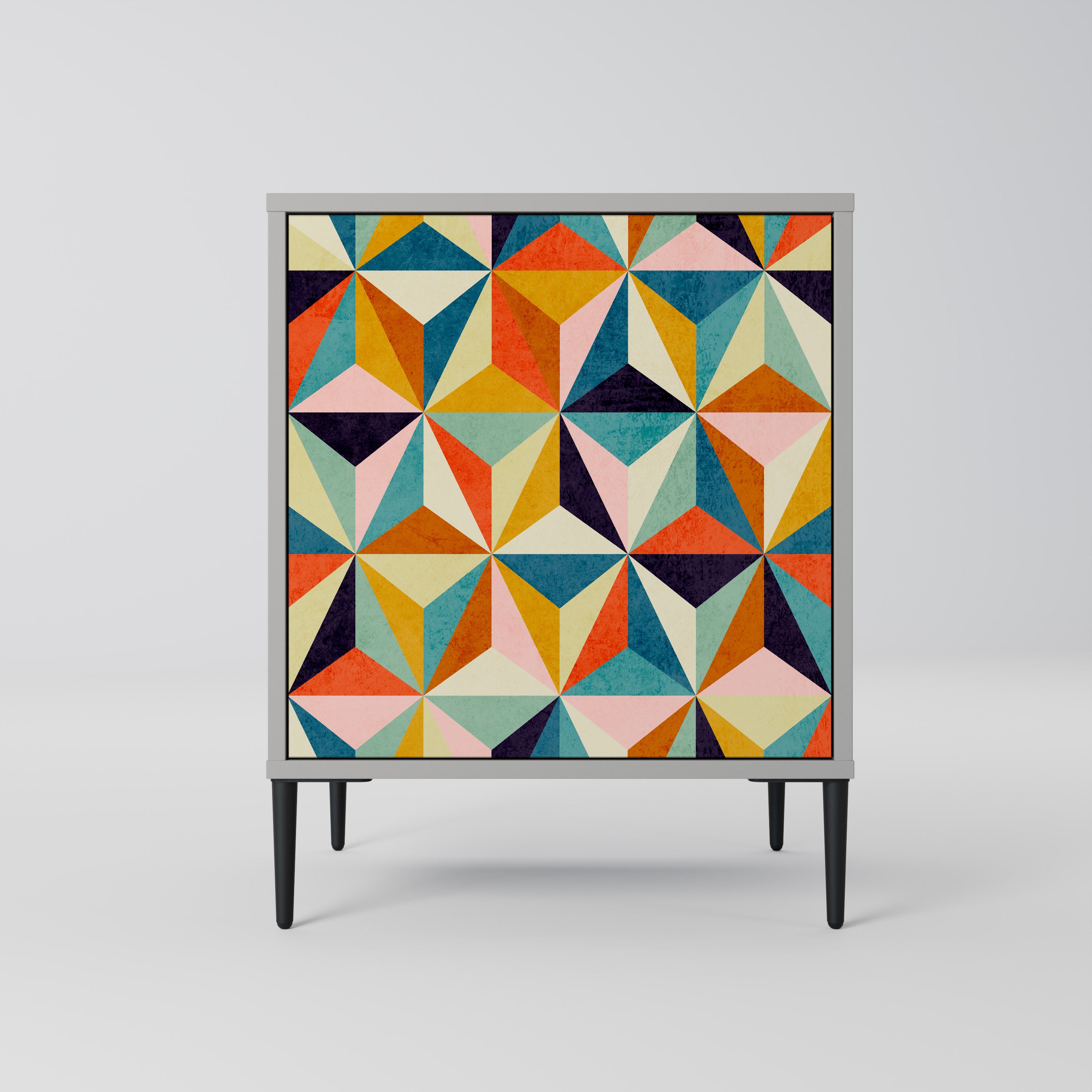 TESSELATE TREASURES Sideboard mit 1 Tür in Grau