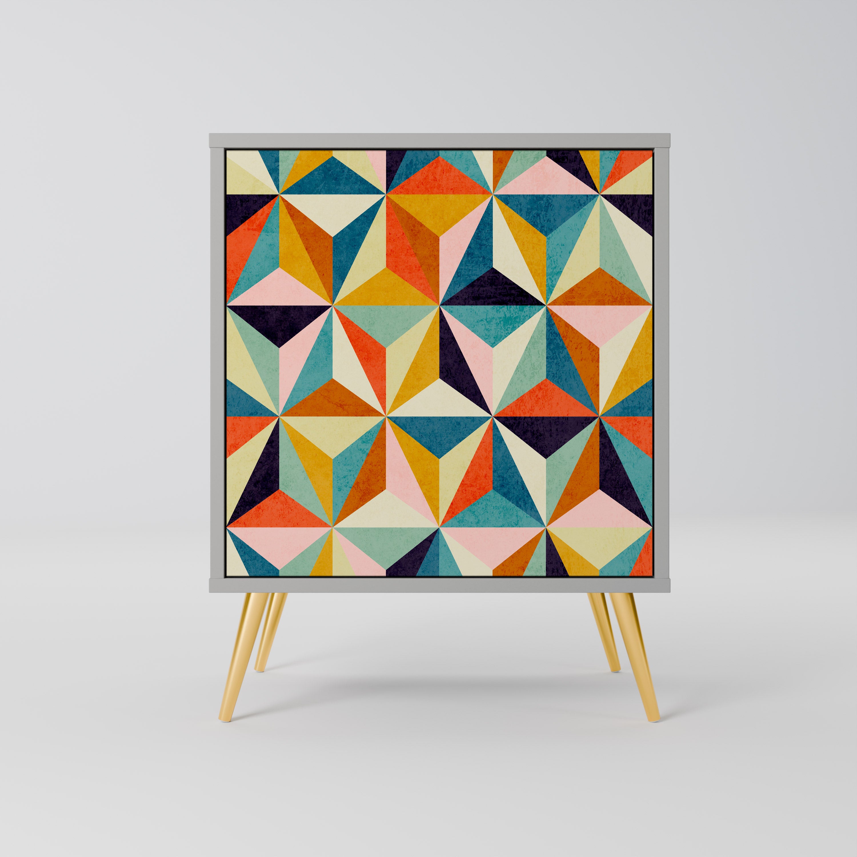 TESSELATE TREASURES Sideboard mit 1 Tür in Grau