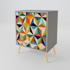 TESSELATE TREASURES Sideboard mit 1 Tür in Grau