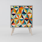 TESSELATE TREASURES Sideboard mit 1 Tür in Grau