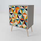 TESSELATE TREASURES Sideboard mit 1 Tür in Grau