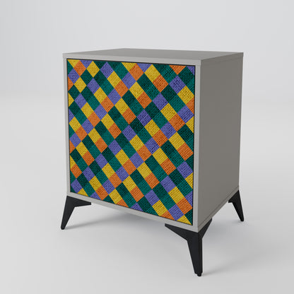 PAINTED SQUARES MIX 1-türiges Sideboard
