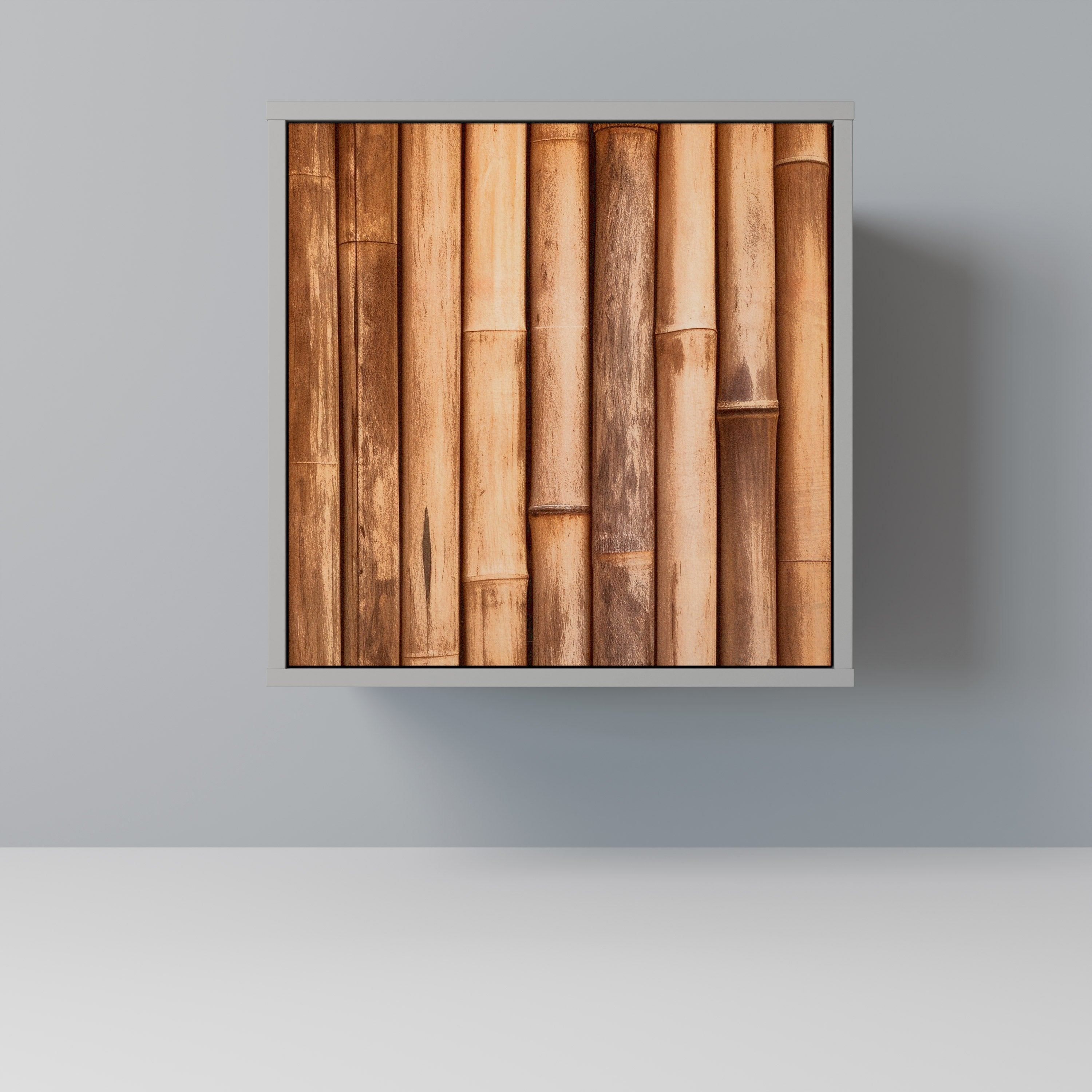 NATURAL WOOD Sideboard mit 1 Tür in Grau