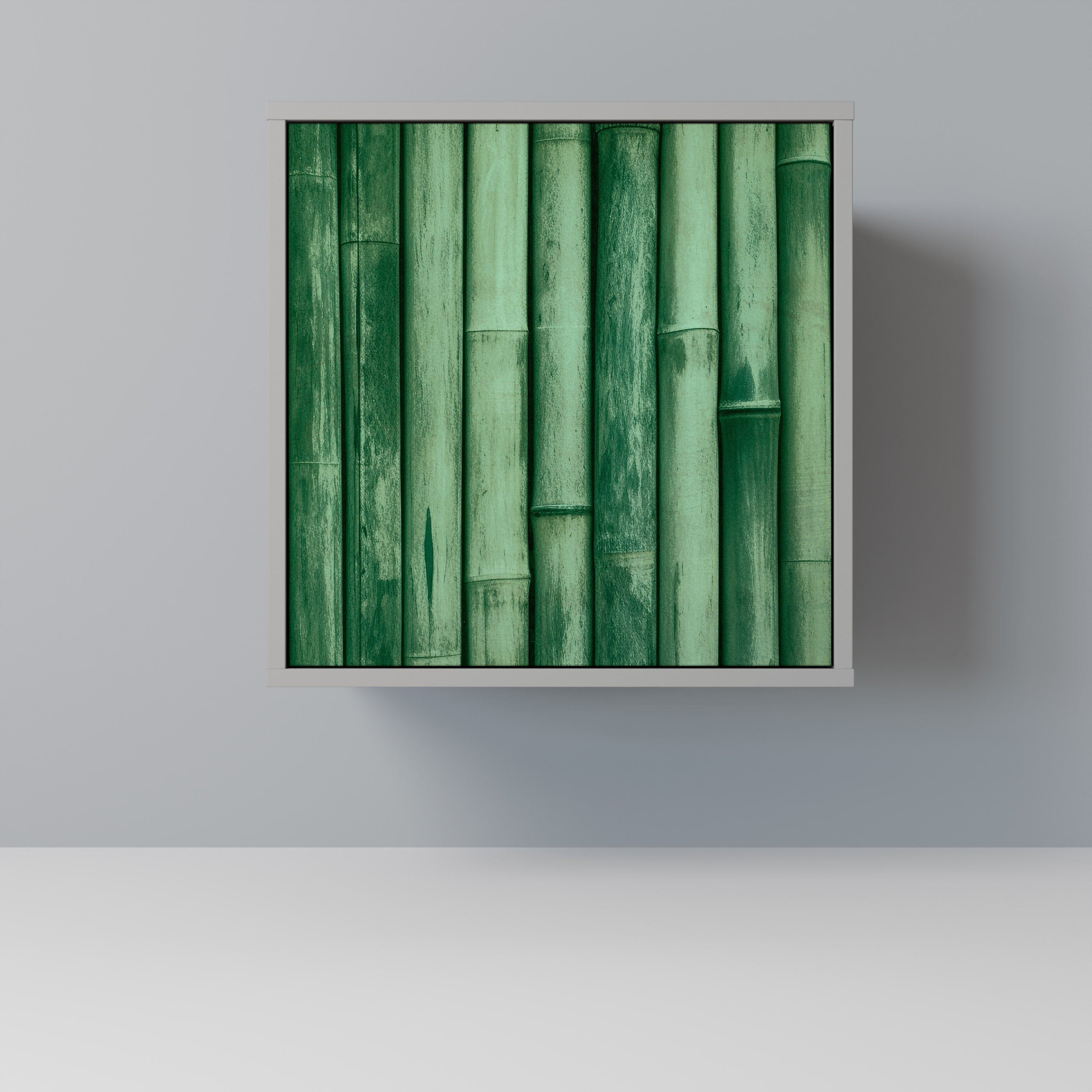 NATURAL GREEN Sideboard mit 1 Tür in Grau