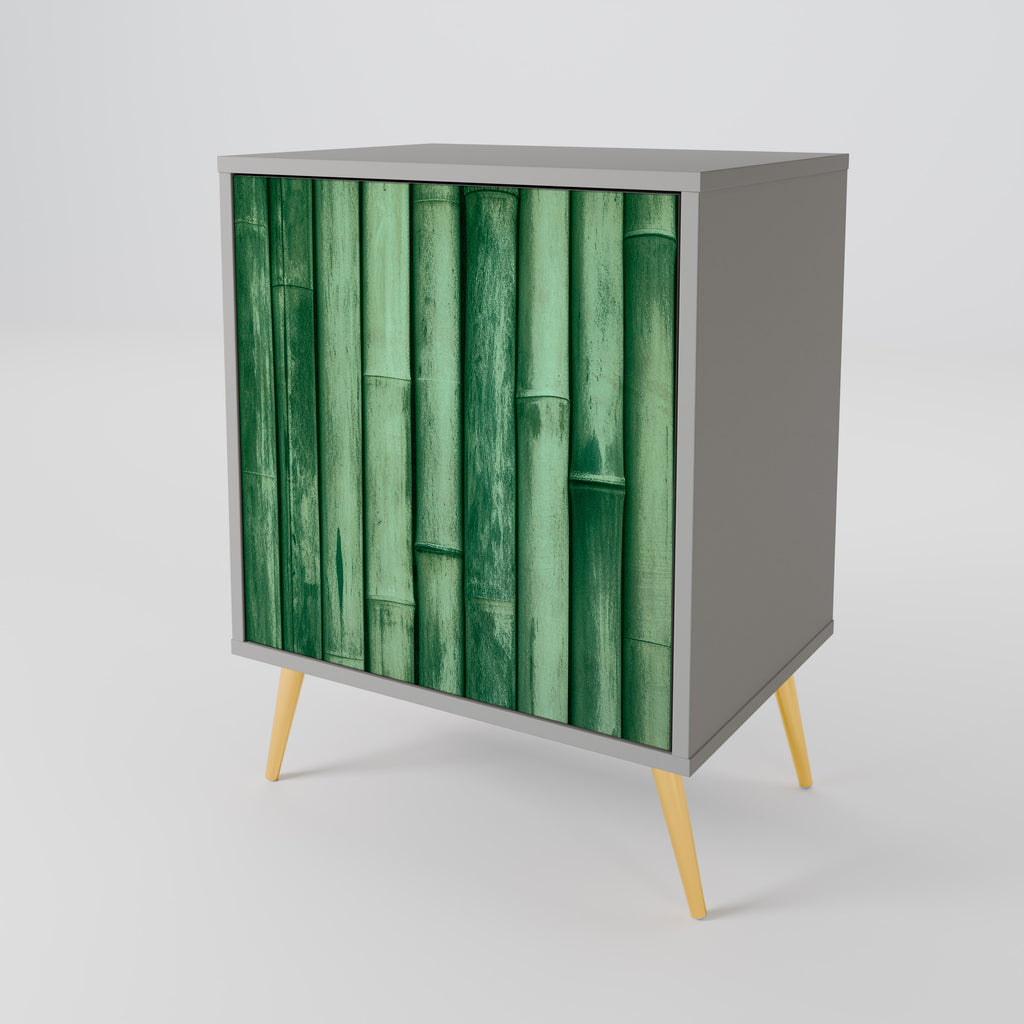 NATURAL GREEN Sideboard mit 1 Tür in Grau
