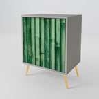NATURAL GREEN Sideboard mit 1 Tür in Grau