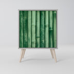 NATURAL GREEN Sideboard mit 1 Tür in Grau