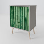 NATURAL GREEN Sideboard mit 1 Tür in Grau