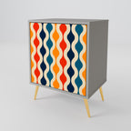 COLORFUL NOSTALGIA Sideboard mit 1 Tür in Grau
