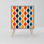 COLORFUL NOSTALGIA Sideboard mit 1 Tür in Grau