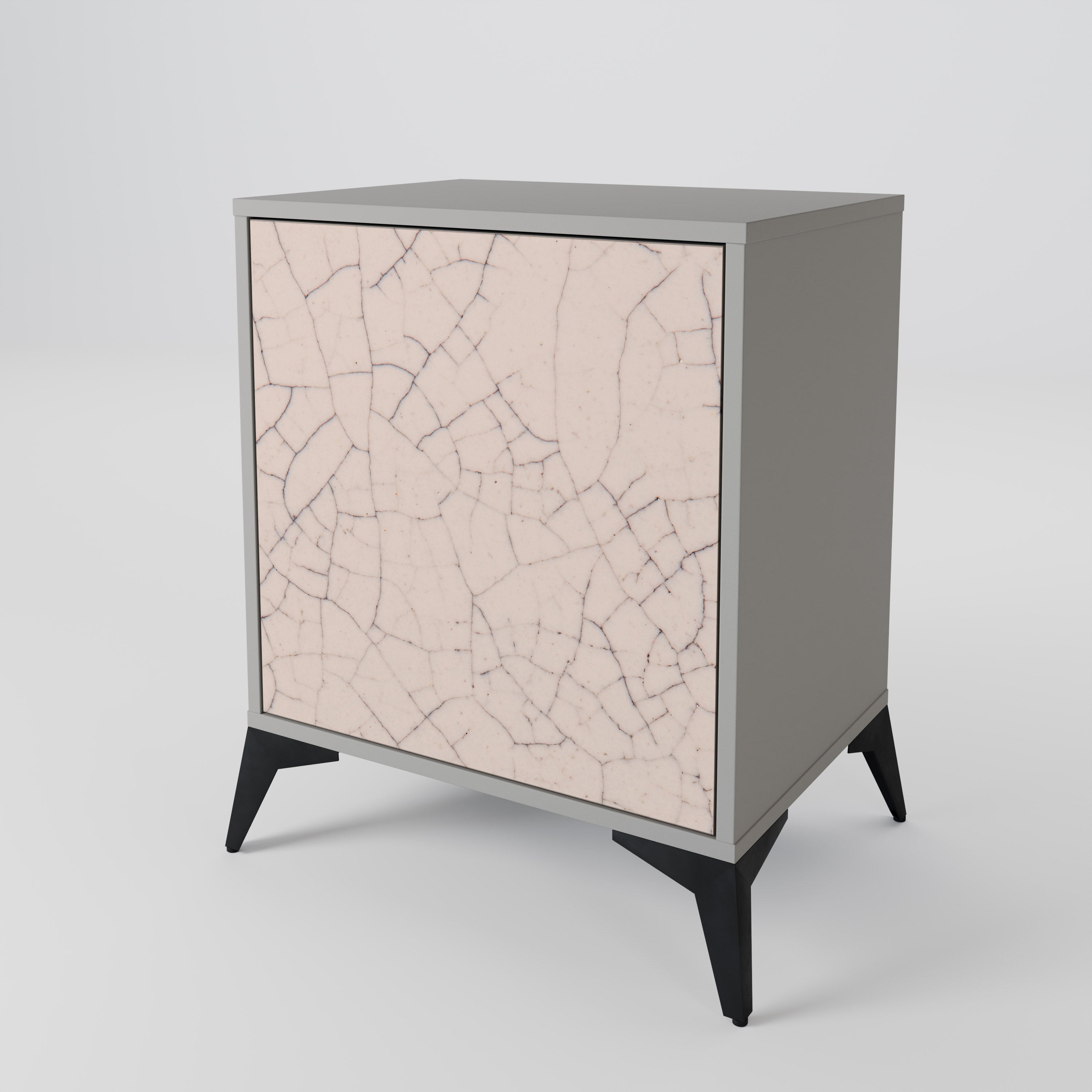 CERAMIC TEXTURE Sideboard mit 1 Tür in Grau