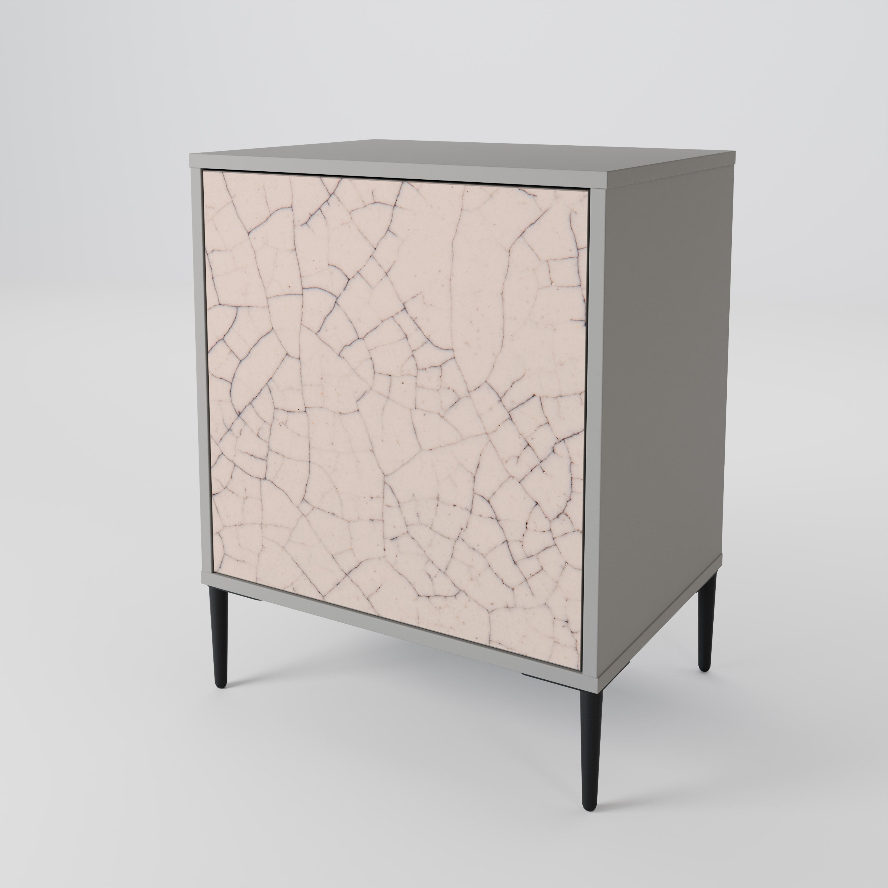 CERAMIC TEXTURE Sideboard mit 1 Tür in Grau