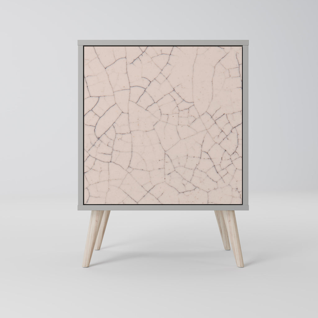 CERAMIC TEXTURE Sideboard mit 1 Tür in Grau