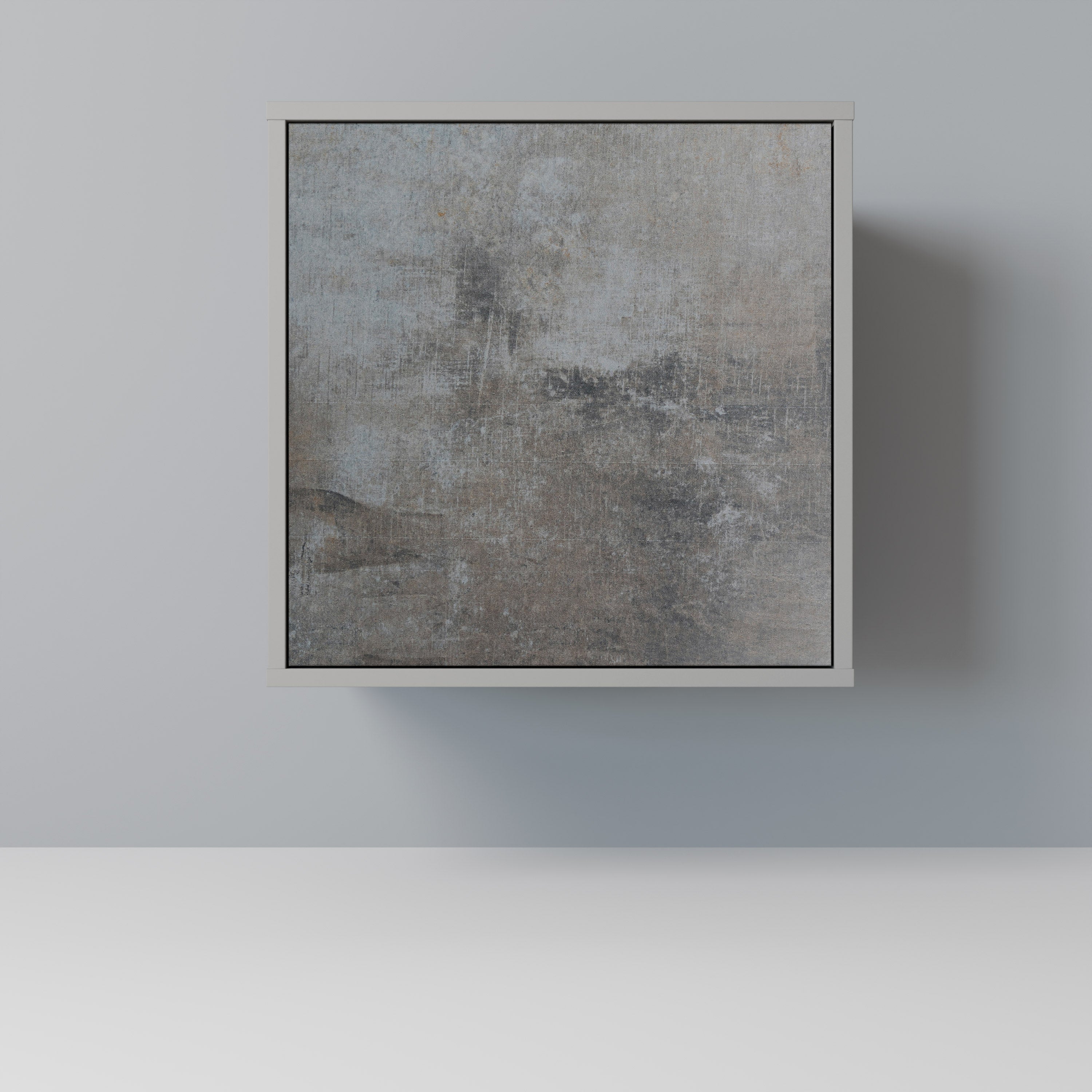 CONCRETE WALL Sideboard mit 1 Tür in Grau