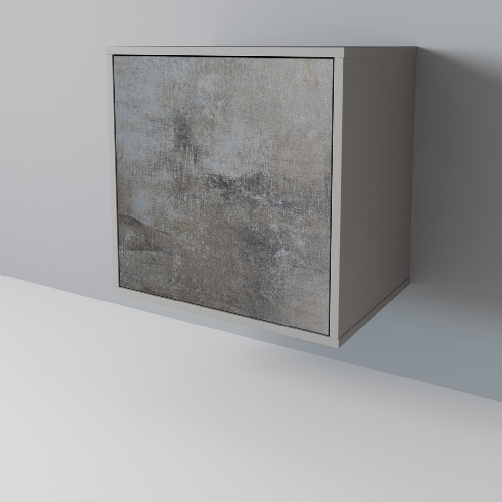 CONCRETE WALL Sideboard mit 1 Tür in Grau