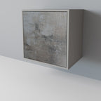 CONCRETE WALL Sideboard mit 1 Tür in Grau