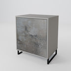 CONCRETE WALL Sideboard mit 1 Tür in Grau