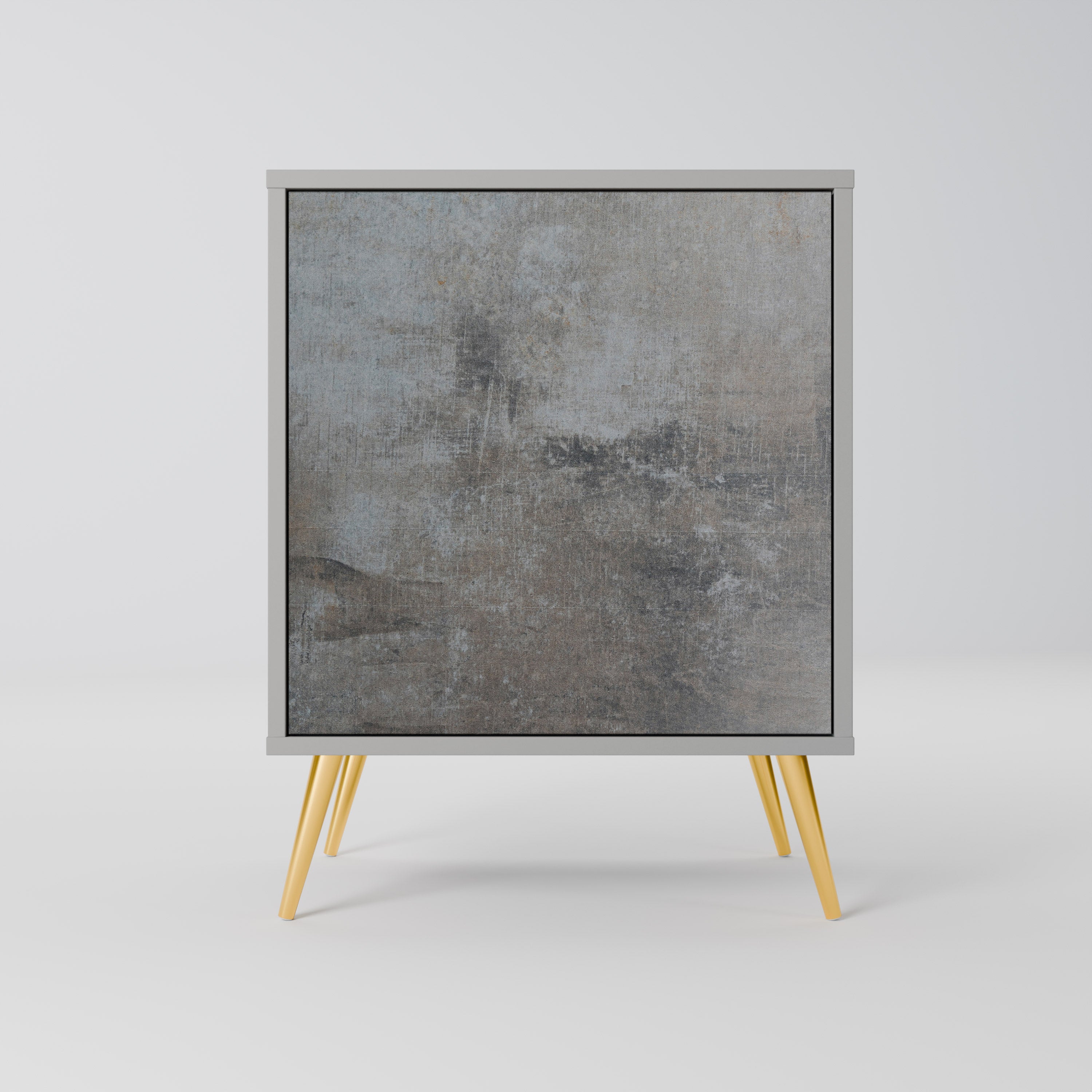 CONCRETE WALL Sideboard mit 1 Tür in Grau