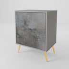 CONCRETE WALL Sideboard mit 1 Tür in Grau