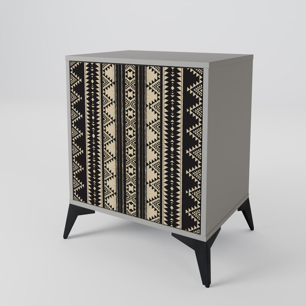AZTEC Sideboard mit 1 Tür in Grau