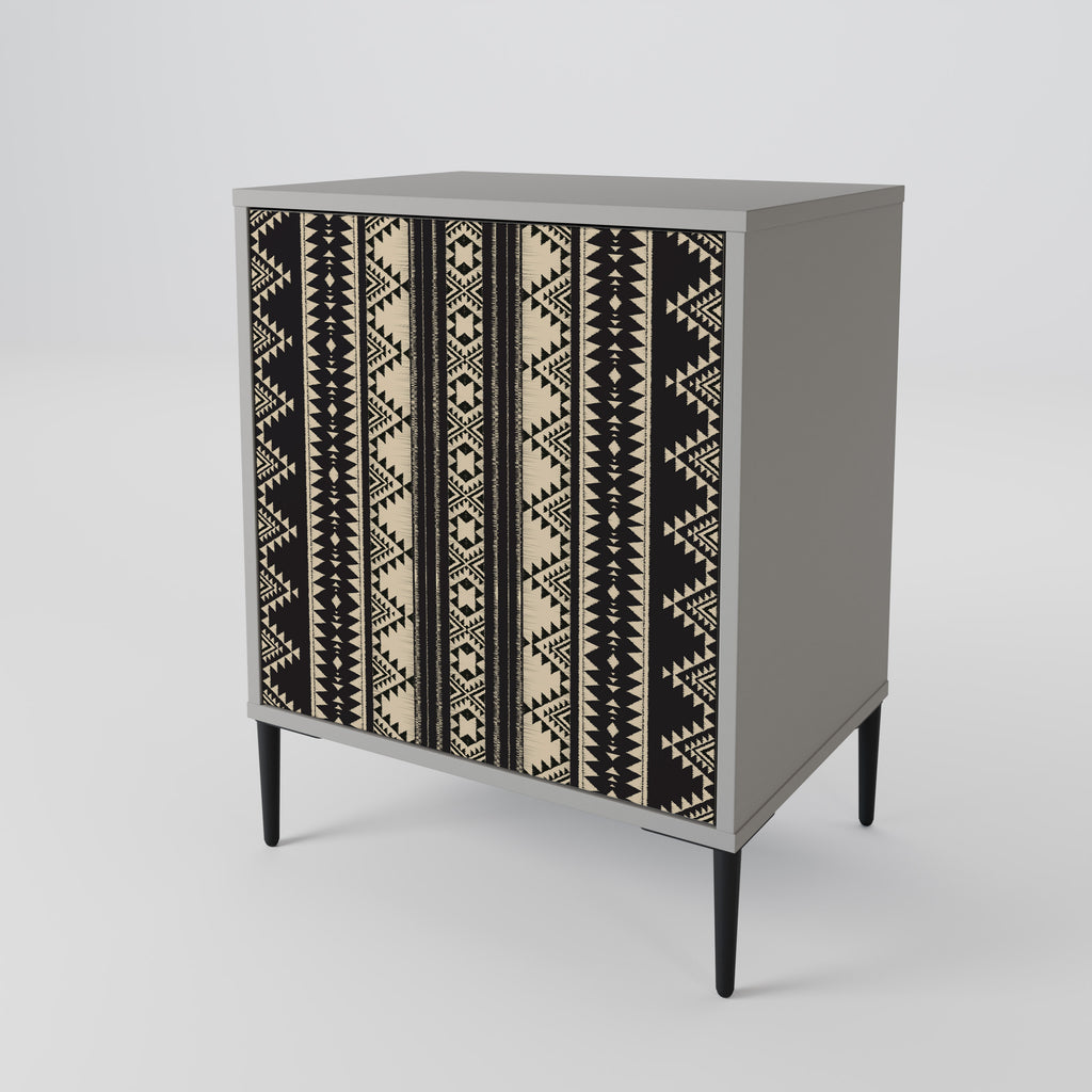 AZTEC Sideboard mit 1 Tür in Grau