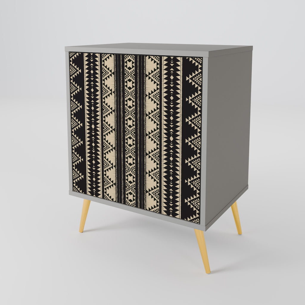AZTEC Sideboard mit 1 Tür in Grau