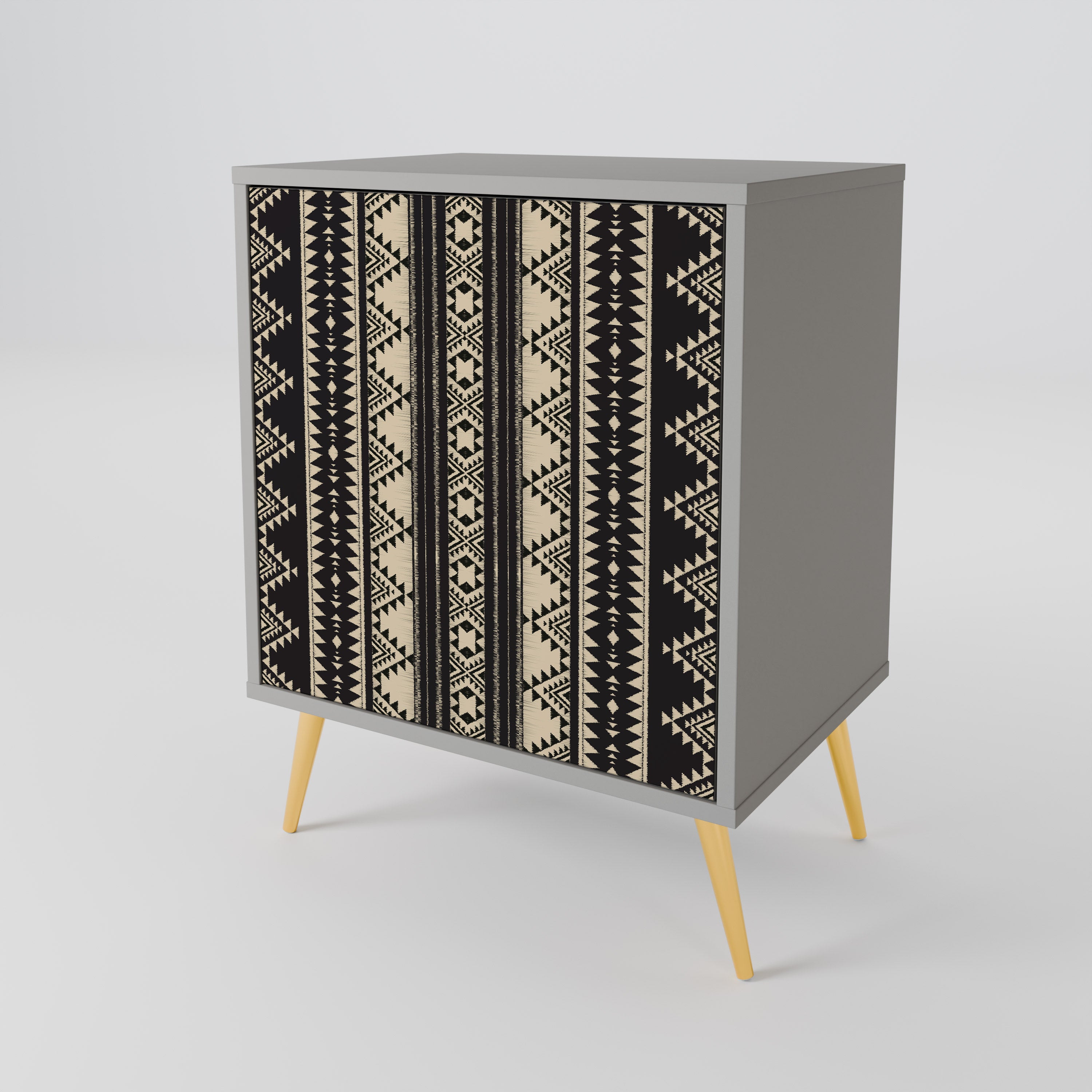 AZTEC Sideboard mit 1 Tür in Grau