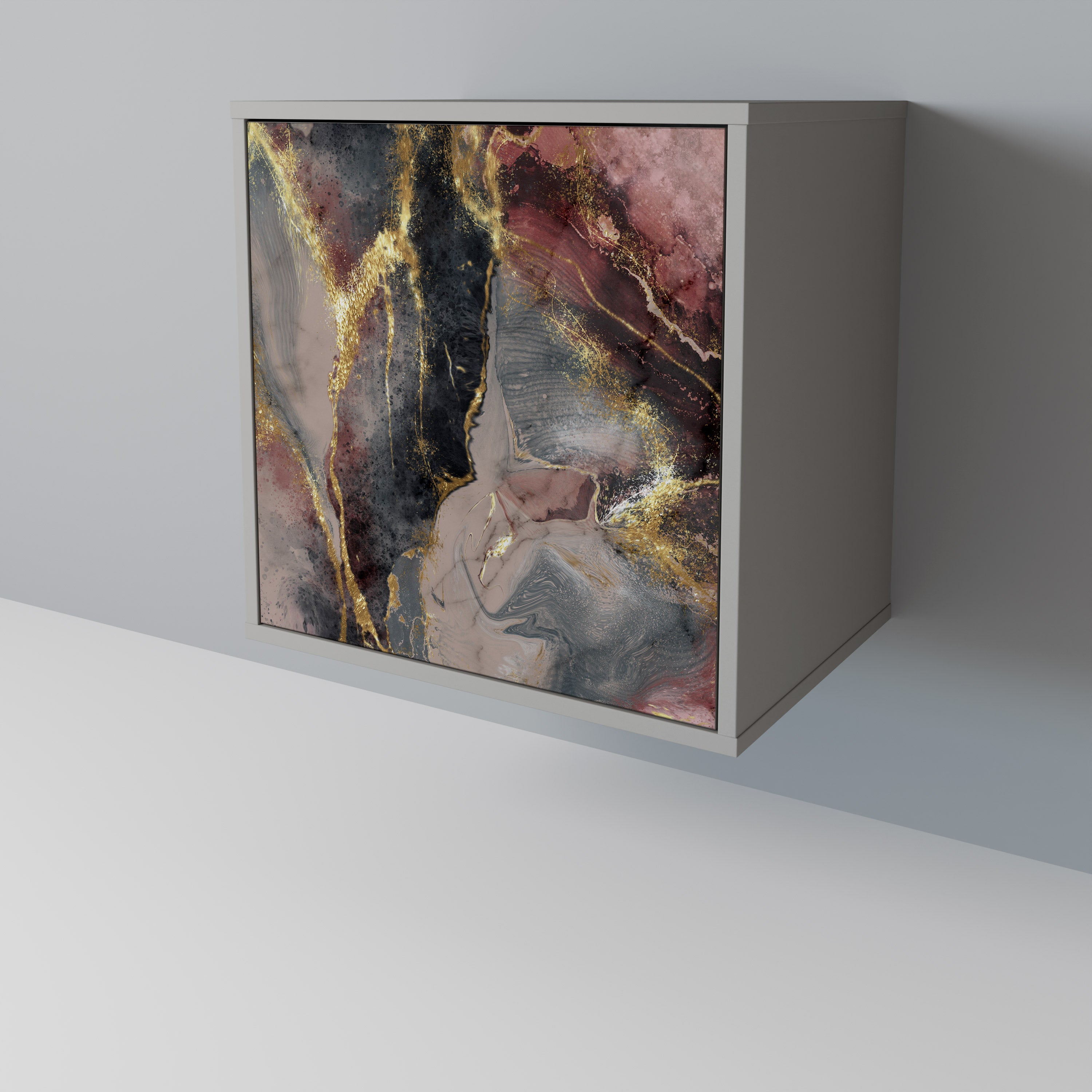 GOLDEN TIDES Sideboard mit 1 Tür in Grau