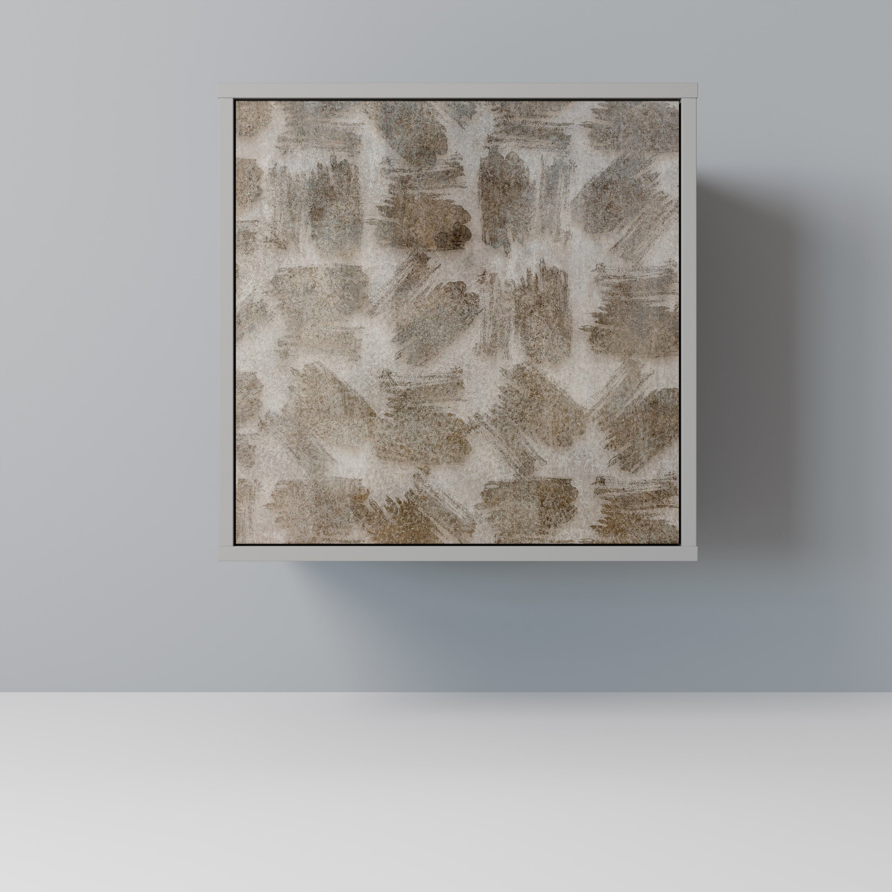 SLIGHTLY BLURRED Sideboard mit 1 Tür in Grau