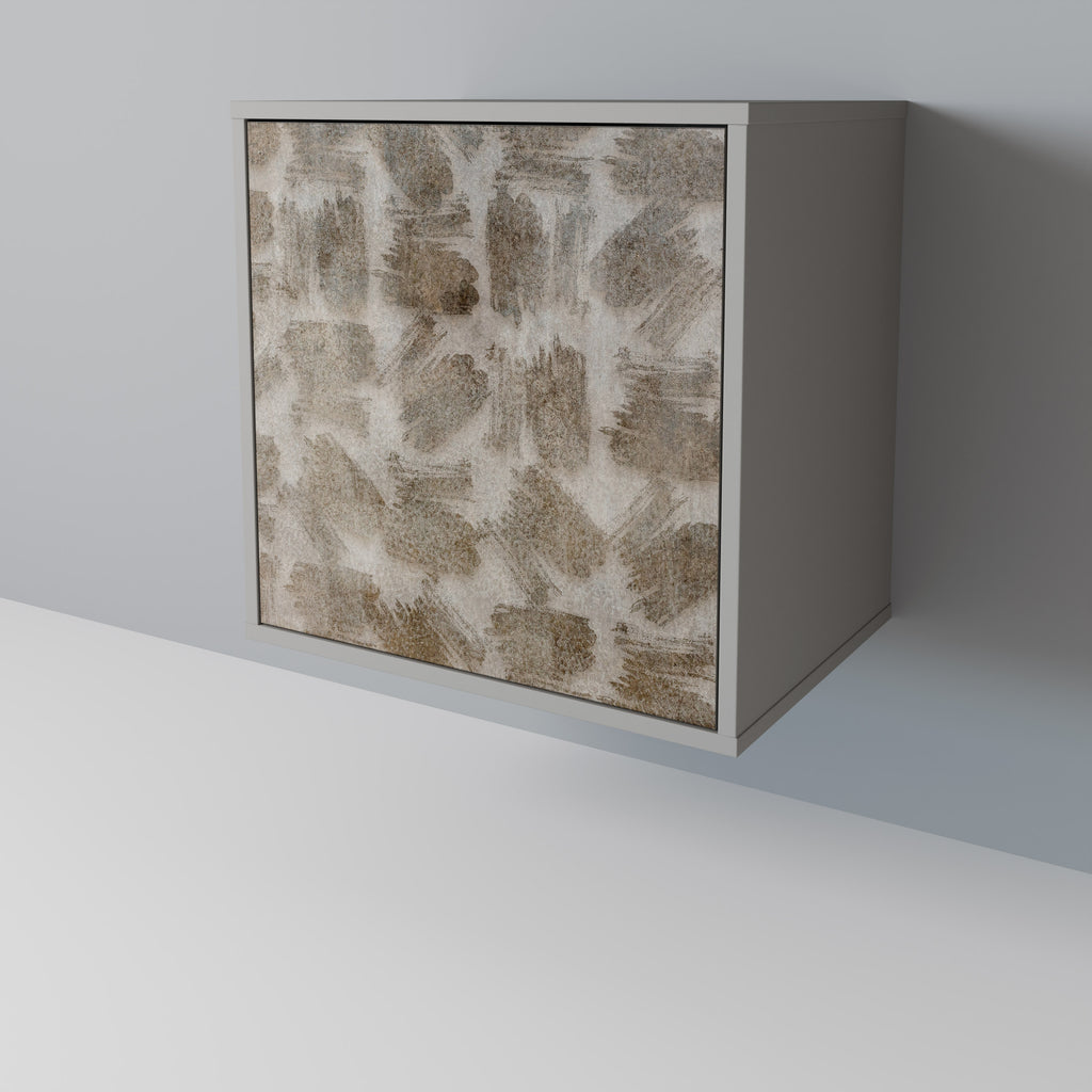 SLIGHTLY BLURRED Sideboard mit 1 Tür in Grau