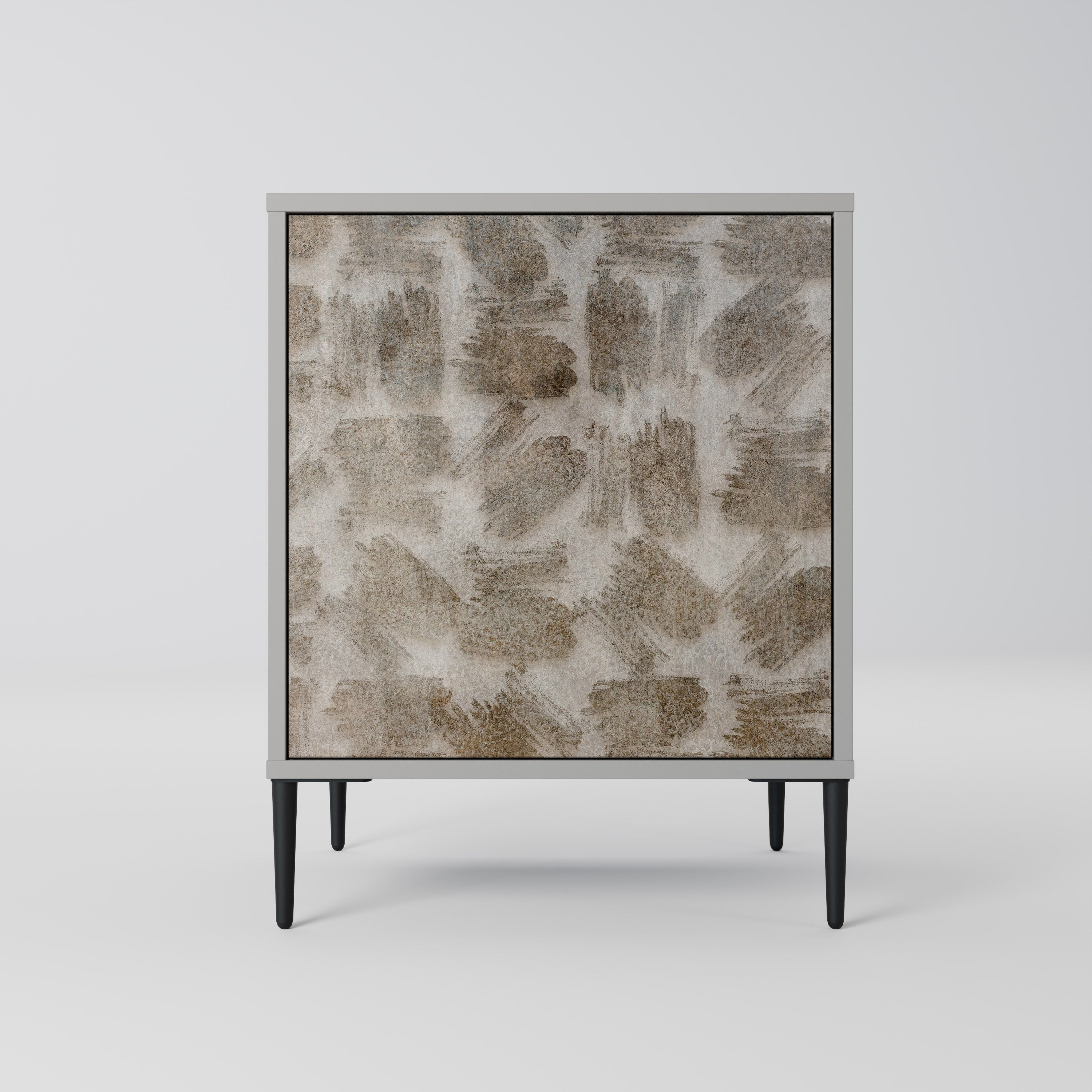 SLIGHTLY BLURRED Sideboard mit 1 Tür in Grau